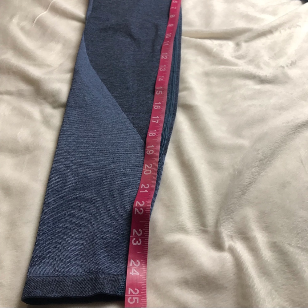 Victoria Secret PINK Pants Leggings XS Full Length Tight High Waist Navy Blue - Picture 8 of 14